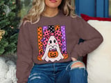 Pink Bow Halloween Ghost Tee or Sweatshirt thumbnail 16
