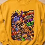 Halloween Mystery Detective Chase Dog Sweatshirt thumbnail 3