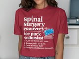Spinal Surgery Ice Pack Enthusiast Tee thumbnail 6