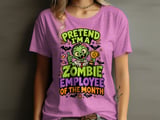 Pretend I'm A Zombie Employee Tee thumbnail 9