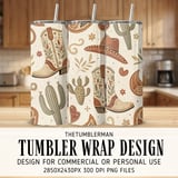 Boho Western Desert Bloom Digital Design Size Bundle Png thumbnail 1