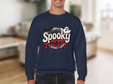 Halloween, Spooky Sweatshirt, Halloween Sweatshirt, Bat Ghost Graphic Sweatshirt, Halloween Party Sweatshirt, Autumn Fall Sweatshirt thumbnail 6