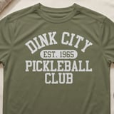 Pickleball Sport-Tek Performance Tee, Dink City Est. 1965 Pickleball Club, Court Apparel thumbnail 4