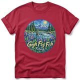 Gogh Fly Fish ~ Comfort Colors Premium Tee thumbnail 2