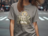 The Lord Is My Shepherd Psalm 23 T-Shirt, Christian Faith Apparel, Lamb of God Religious Verse Tee, Inspirational Gift for Her thumbnail 2