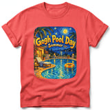 Gogh Pool Day ~ Comfort Colors Premium Tee thumbnail 3