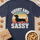 Short And Sassy Dachshund Tee thumbnail 3