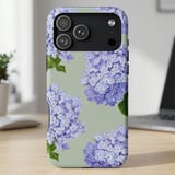 Blue Hydrangea MagSafe® Phone Case thumbnail 3