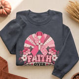 Faith Over Fear Pink Ribbon Tee thumbnail 7
