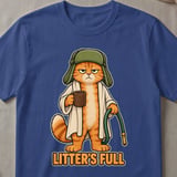Litter's Full Cat Parody T-Shirt thumbnail 3