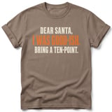 Dear Santa Bring A Ten-Point Tee thumbnail 3