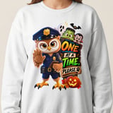 Halloween Officer Hoot the Owl Sweatshirt thumbnail 9