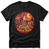 Gogh Great Dane ~ Comfort Colors Premium Tee thumbnail 1