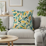 Floral Throw Blanket and Pillow:  Modern Design, Cozy Home Decor  thumbnail 4