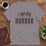 I Write Horror Softstyle Tee thumbnail 6