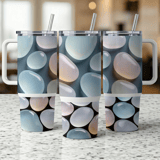 40oz Tumbler Sublimation Wrap, Pastel Pebbles Digital Design, Seamless Distressed Tapered Pattern, Tumbler Template, DIY Tumbler Wrap thumbnail 3