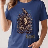 Gothic Raven and Roses Tee thumbnail 2