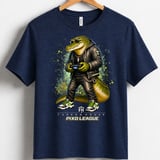 Crocodile Gamer Shirt for Boys, Funny Virtual Reality Gaming Tee, Kids Birthday Gift, Pixo League by Farron House thumbnail 8