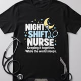 Night Shift Nurse Tee thumbnail 5