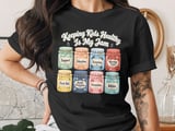 Keeping Kids Healthy Is My Jam T-Shirt: School Nurse, Jam Jars Design thumbnail 3