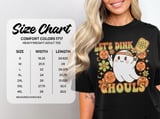 Pickleball Comfort Colors Shirt, Let's Dink Ghouls, Vintage Graphic Tee, Retro Halloween Ghost Dink Paddle Apparel thumbnail 14