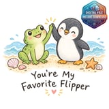 You're My Favorite Flipper Clipart thumbnail 1