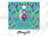 Spooky Squad Tumbler Wrap Digital Design, Cute Halloween PNG for 20oz Skinny Straight Tumblers, Instant Download thumbnail 4