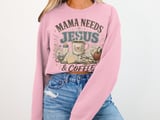 Mama Needs Jesus & Coffee Digital Design Other, Christian Mom Life Sublimation, Vintage Faith Based Gift for Her thumbnail 16