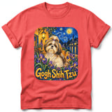 Gogh Shih Tzu ~ Comfort Colors Premium Tee thumbnail 3