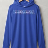 Pickleball Sport-Tek Performance Hood, Colorful Retro Varsity Collegiate Pickleball, Lightweight Hoodie thumbnail 4