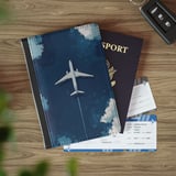 Airplane in Clouds Passport Cover thumbnail 4
