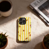 Fall Leaves Autumn Phone Case | Distressed Stripe Tote Bag | Cozy Seasonal Fall Colors | Thanksgiving Gift For Her thumbnail 11