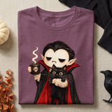 Vampire Coffee and Cat Tee or Sweatshirt thumbnail 8