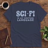 Sci-Fi Is My Writing Language Softstyle Tee thumbnail 6