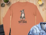 Proud Pit Bull Mom Long Sleeve Tee thumbnail 4