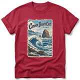 Cannon Beach Curl ~ Comfort Colors Premium Tee thumbnail 2
