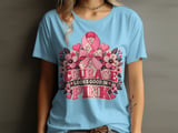 Courage In Pink Faux Patchwork Tee thumbnail 13