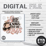 She Knows What She Likes PNG, Chic Glam Perfume Clipart, Bougie Girly Sublimation, Vintage Fashion Sunglasses Sparkle DTF Design thumbnail 10