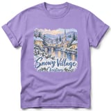 Snowy Village ~ Comfort Colors Premium Tee thumbnail 6