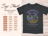Massachusetts: The Bay State EST.1788 T-Shirt thumbnail 7
