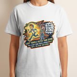 Light Travels Faster Than Sound Funny T-Shirt | Witty Sarcastic Quote Tee | Bright People Meme Humor Graphic Shirt thumbnail 4