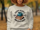 Happy People Tumbler, Coffee and Books Tumbler, Reading Tumbler, Book Lover Gift, Coffee Lover Tumbler, Gift for Readers, Readers Tumbler thumbnail 2