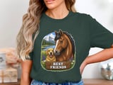 Horse And Dog Best Friends Tee thumbnail 4