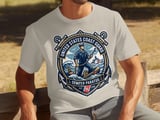 United States Coast Guard T-Shirt, Semper Paratus Shirt, USCG Emblem Tee, Patriotic Military Veteran Gift, Nautical Navy Style Graphic thumbnail 2