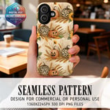 Autumn Leopard Pumpkin Digital Download thumbnail 1