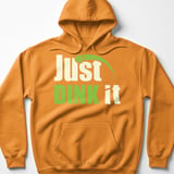 Pickleball Gildan Fleece Hoodie, Just DINK It, Soft Fleece Sportswear Court Pullover thumbnail 9
