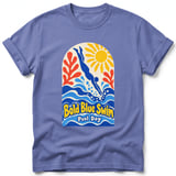 Bold Blue Swim ~ Comfort Colors Premium Tee thumbnail 10