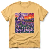 Gogh Purple ~ Comfort Colors Premium Tee thumbnail 7