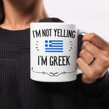 Funny Greek Gift Mug – I'm Not Yelling thumbnail 5