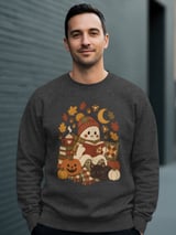 Cozy Autumn Ghost Reading Tee or Sweatshirt thumbnail 15